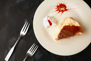 cuban dessert - restaurant photography